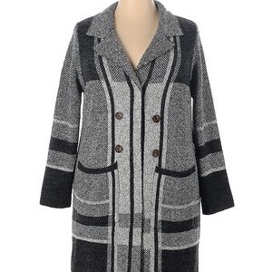 Pink Clover Black and Gray Cardigan